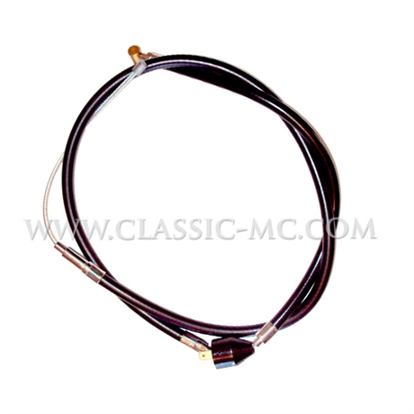 BRAKE CABLE, 1118+178 MM TR6 1971-73 W/SWITCH