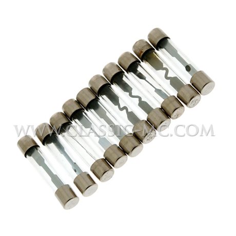 FUSE SET, 10 PCS 32 MM GLASS