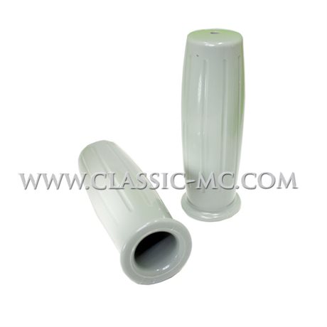 7/8" HANDLEBAR RUBBER, 366/12 GREY, PAIR.