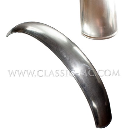 MUDGUARD, 19"X4" ALLOY C-SECTION UNPOLISH