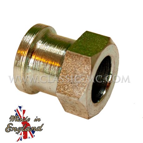 FRONT WHEEL SPINDLE NUT, HALFWIDTH 1946-55