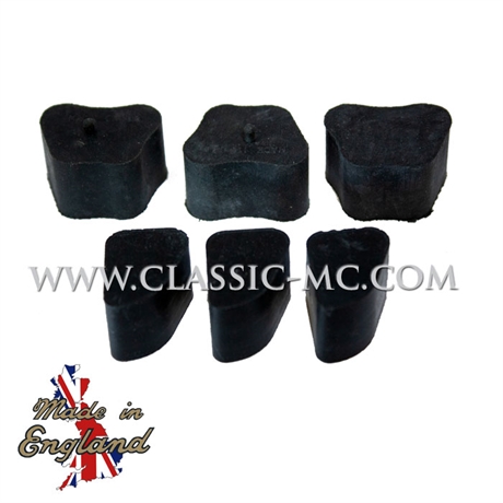 CLUTCH REBOUND SET, UNIT 500/650/750 POLYURETHANE