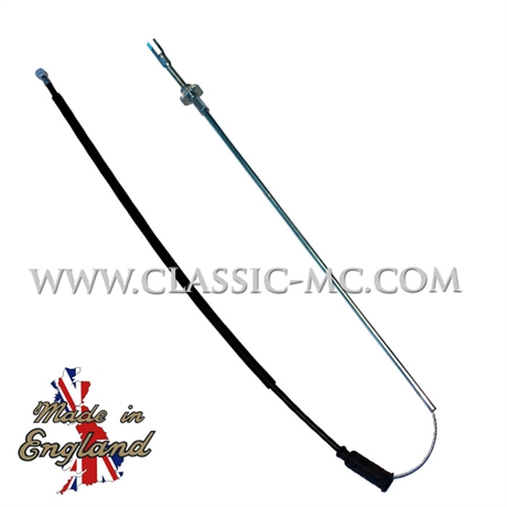 BRAKE CABLE,  _495+545 MM W/TUBE P/U 1949-55