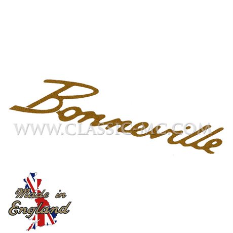 DECAL, BONNEVILLE GOLD (100 MM)