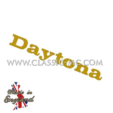 DECAL, DAYTONA 1969-74 GOLD