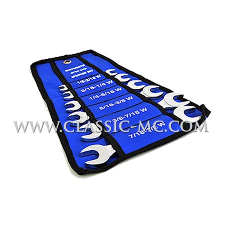 WORKSHOP, SPANNERS OPEN/OPEN BSW 6 PCS SET