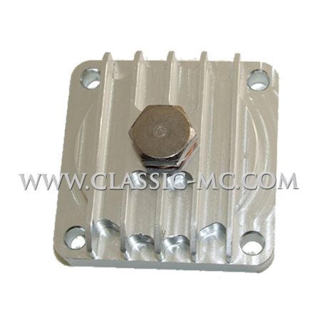 SUMP FILTER PLATE, BILLET W/MAGNETIC PLUG, BSA A7/10/50/65