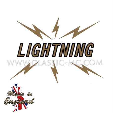 DECAL, BSA LIGHTNING W/3 SPARKS