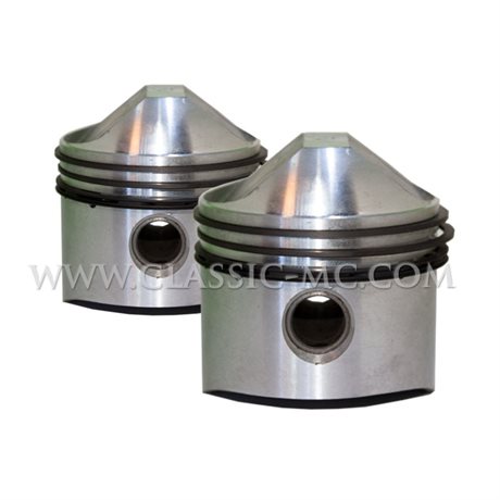 69 MM 9:1 +0,40 PISTON SET, UNIT 500 1958-66