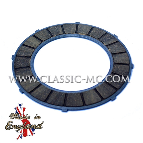CLUTCH PLATE FIBER. EARLY BURMAN (SURFLEX)