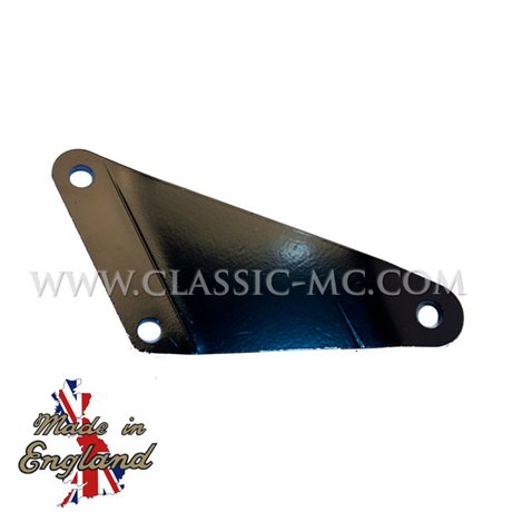BRACKET, FOOTREST/SILENCER L/H UNIT 500
