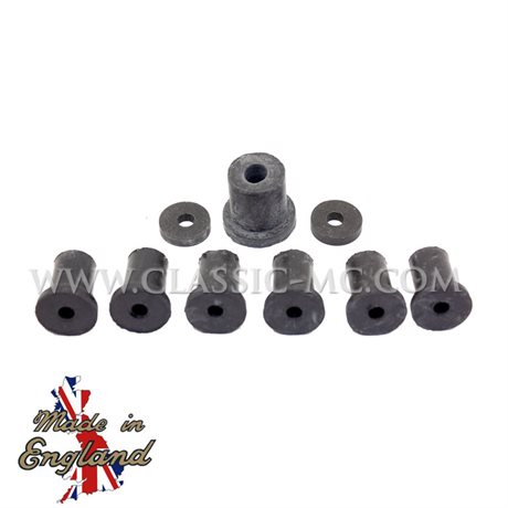 RUBBER MOUNT SET, OILTANK/COVER 1966-68