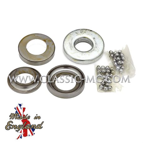 STEERING HEAD SET, TRIUMPH 1950-74/BSA 1969-71