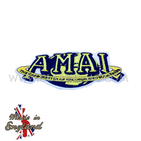 AMAL BADGE, EMBROIDERED 120 MM