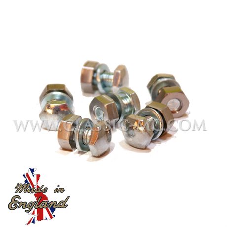 MUDGUARD FRONT STAY, CEI BOLT SET -1968
