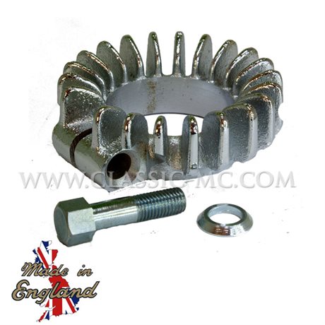 EXHAUST FINNED CLIP, 41 MM PUSH-OVER