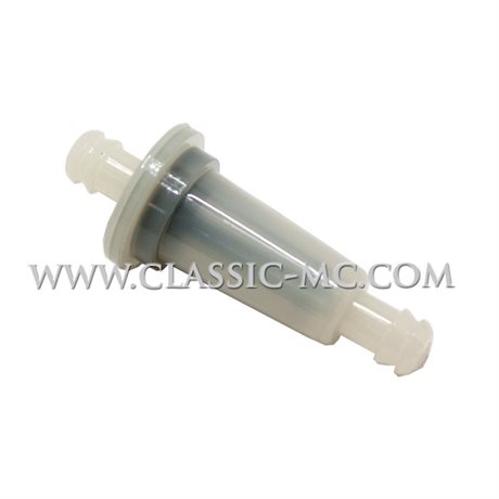 PETROL FILTER, PLASTIC 1/4"