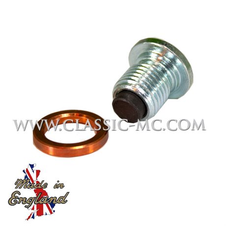 SUMP PLUG, TRIUMPH HINCKLEY MAGNETIC W/GASKET