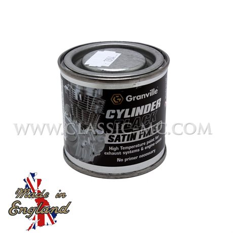 PAINT, HIGH TEMP BLACK 100 ML