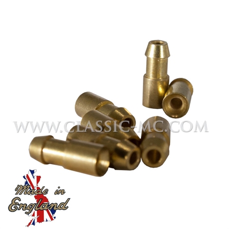 TERMINAL, LUCAS BULLET 1 MM 5 PCS BRASS