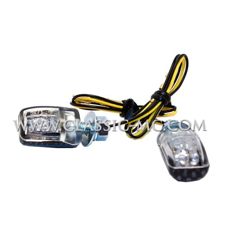 INDICATOR, COAL/WHITE 2-PKT 12V