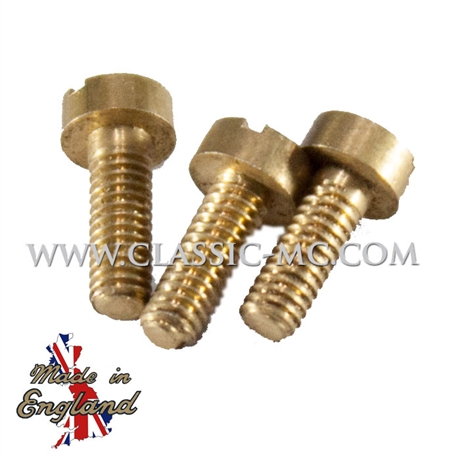 DYNAMO SCREW SET, LUCAS E3L BRASS