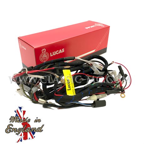 HARNESS MAIN, T100C/TR6C 1969