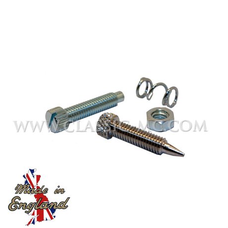 THROTTLE/PILOT SCREW SET, AMAL PRE MONOBLOC