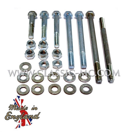 CRANKCASE BOLT SET, UNIT 650/750 1971- UNF