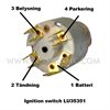 IGNITION SWITCH 1979-, 4-POS LUCAS