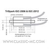 IGNITION COIL 12V, TWIN TRISPARK